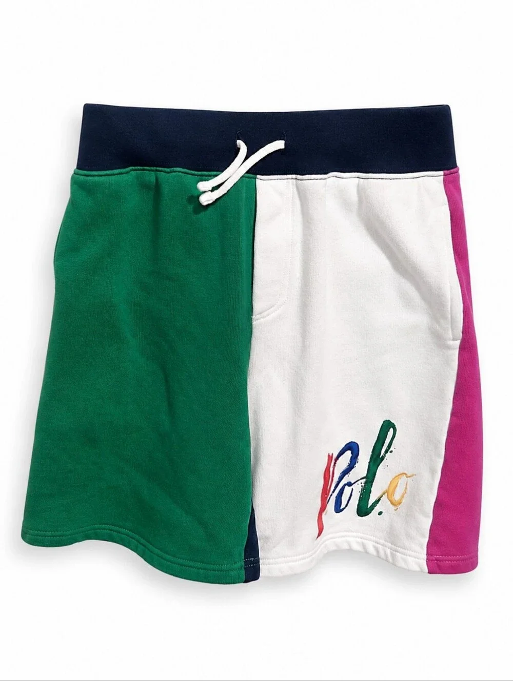 Polo Ralph Lauren Boys Colorblock Fleece Shorts Size M 10-12